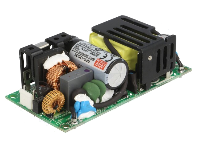 Voedingseenheid: schakelende; open; 120W; 113÷370VDC; 80÷264VAC Voedingseenheid: schakelende; open; 120W; 113÷370VDC; 80÷264VAC